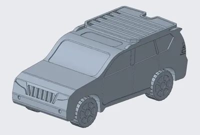 Car - Print in Place, No Supports, No Hardware