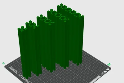 20 Series Aluminum Extrusion Print Models