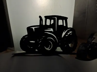 tractor silhouette
