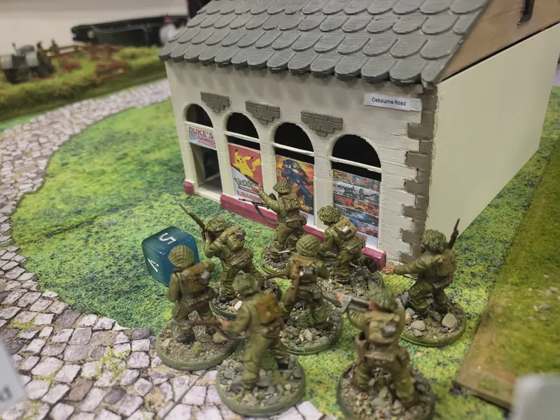 Bolt Action - Shop and first floor flat 1/56 scale