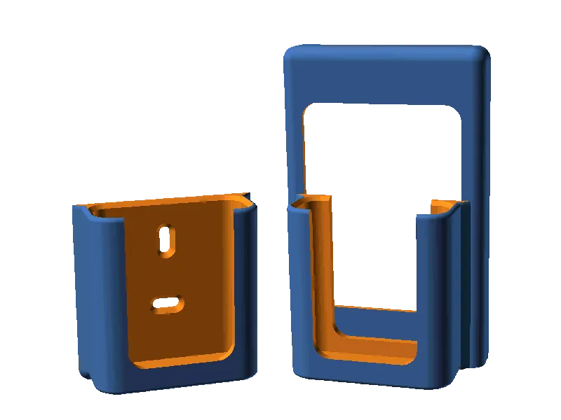 Customisable Remote holder OpenSCAD