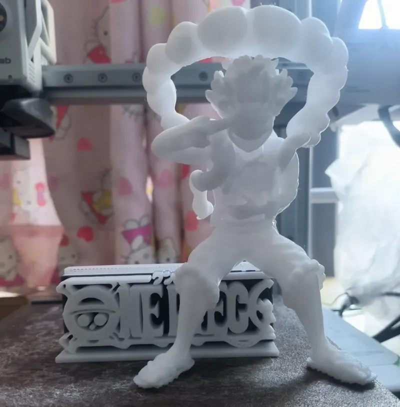 海贼王立牌logo-黑白配色-搭配路飞更好看