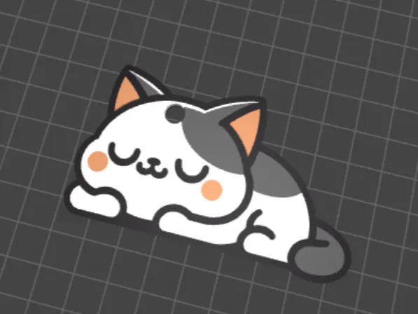Cat keychain