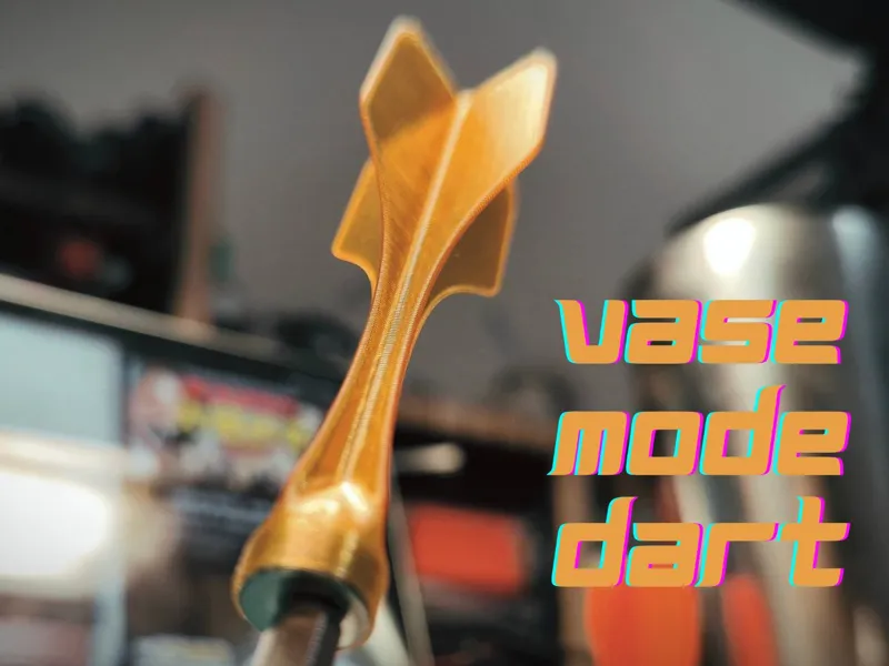 Vase mode magnetic dart
