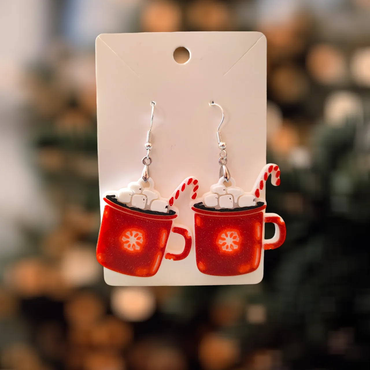 Christmas Cup - Earrings and Necklace view 4
