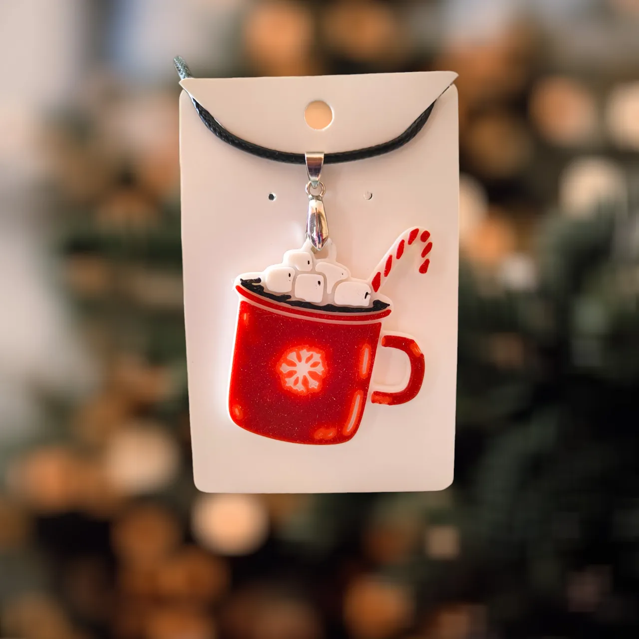 Christmas Cup - Earrings and Necklace view 3