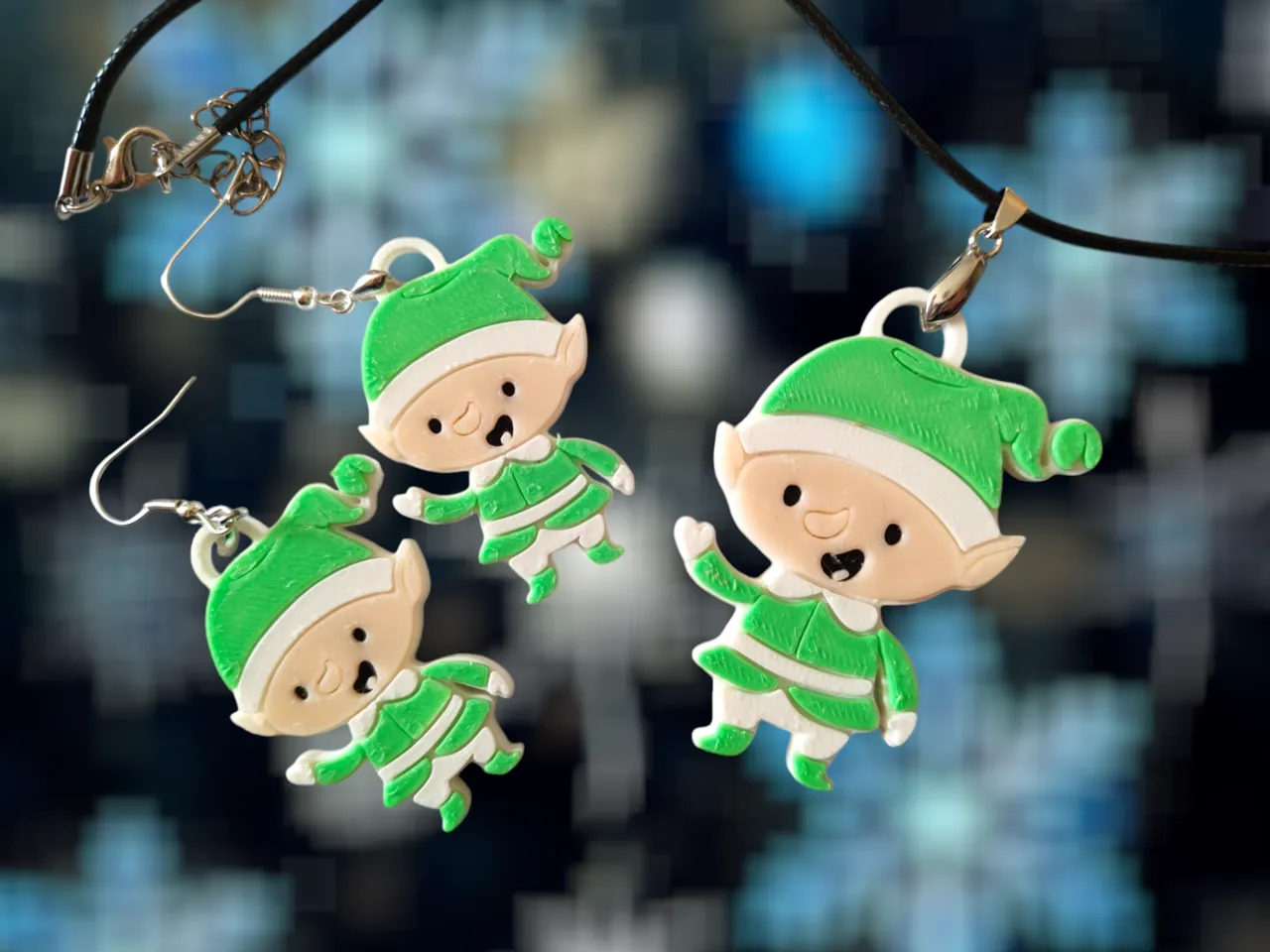 Cute Elf - Earrings and Necklace view 2