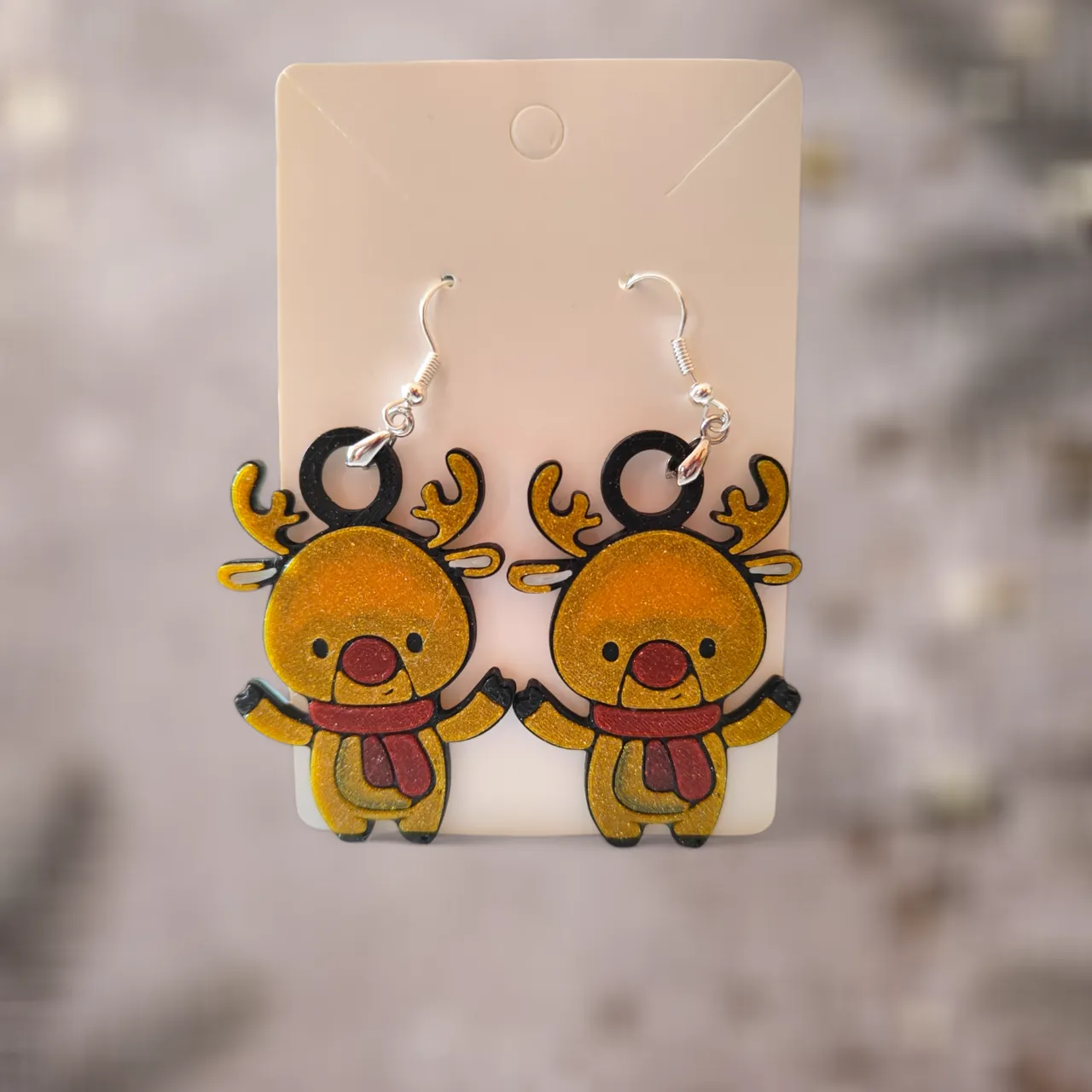 Cute Reindeer - Earrings and Necklace view 3