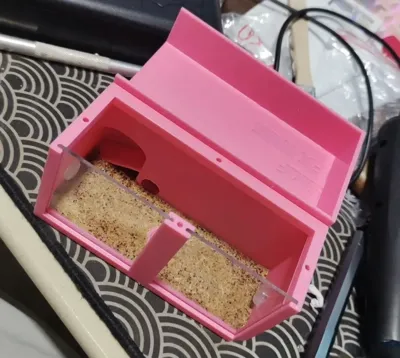 Square Ant Nest with a Flat Surface