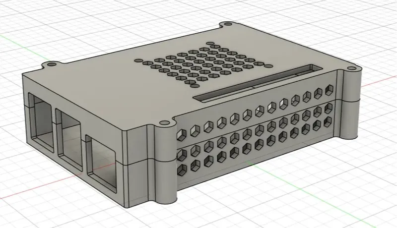 raspbery pi 4b case 40mm fan