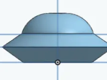 Cool cartoon UFO