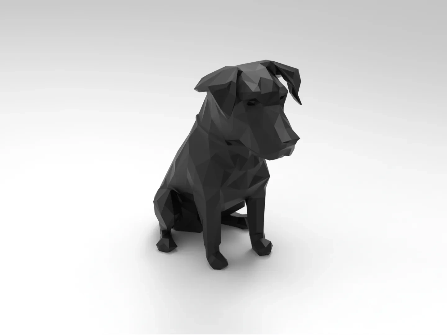 狗-lowpoly 