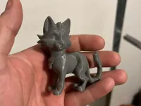 Figurine chat au collier — photo 1