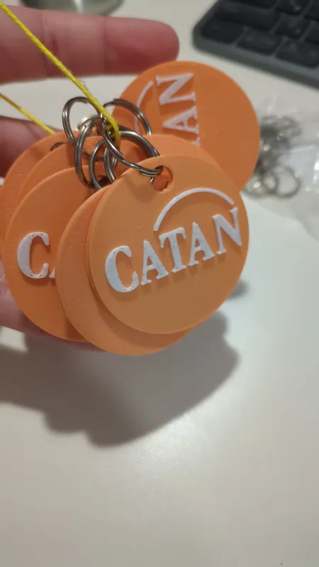 Catan Key Ring