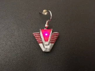 Glowing Stargate Chevron earrings