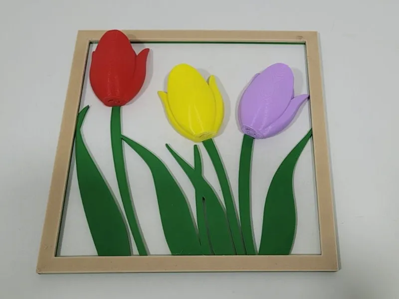 Cuadro con Tulipanes - Decoración