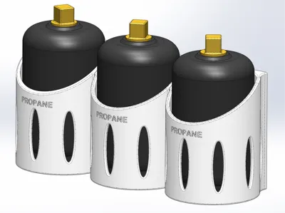 Propane 1lb Bottle Rack