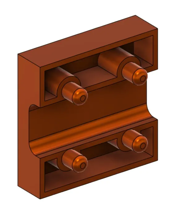 Peg board 2x2 Cable Management