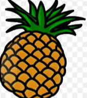 Pineapple keychain
