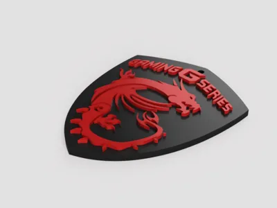 keychain logo msi by miki3dprinter - MakerWorld