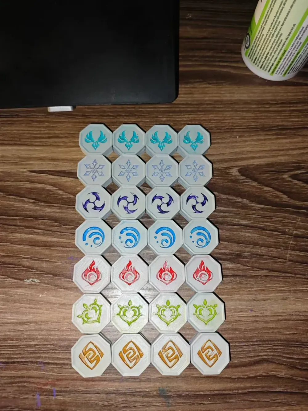 Genshin Impact Seven Element Charms by user_3820917643 MakerWorld ...