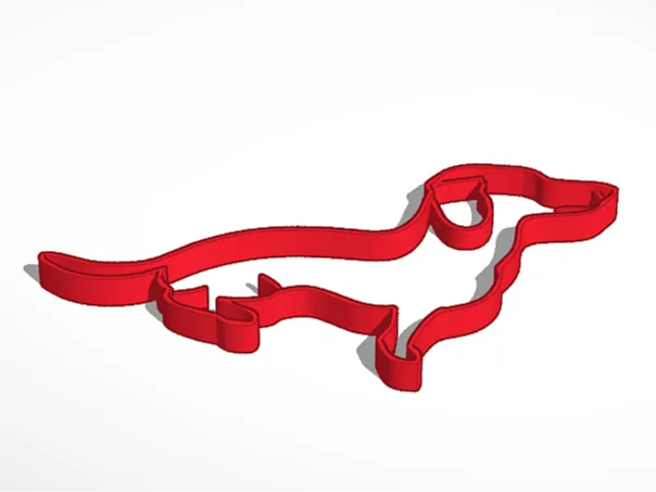 Dog cookie cutter