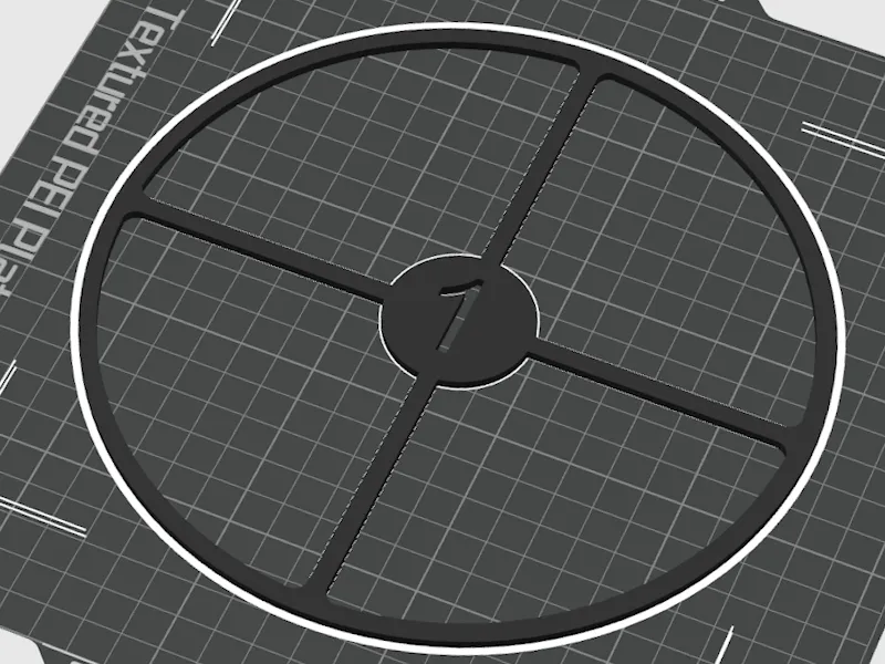 7 Objectivemarker / Objectivezones for WH40K