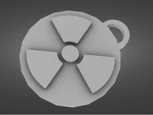 Radiation keychain