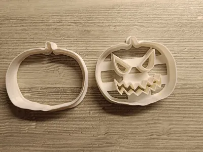 Cookie cutter pumpkin