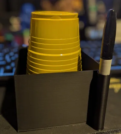 Solo cup/ Sharpie holder for parties.