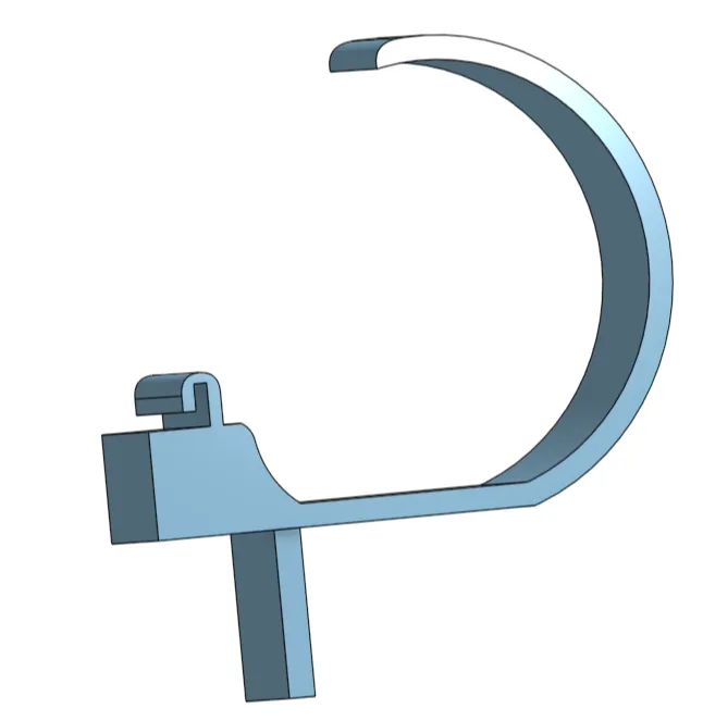 Vent hose bracket for window 