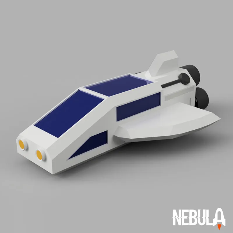 3D Spaceship Model - Printable STL File