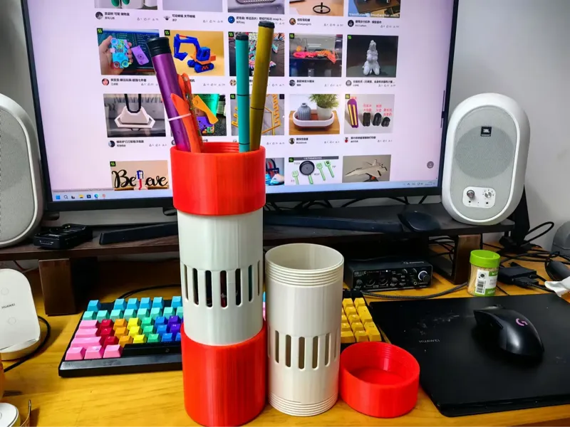 无限拼接延长的鱼竿桶，桶形收纳工具，长物品收纳，酒瓶保护