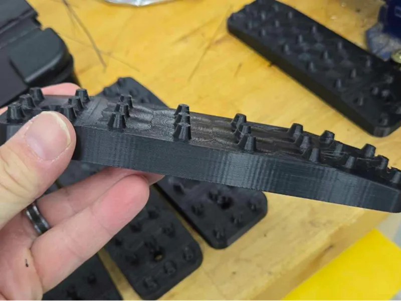 Ramp traction cleat for ATV