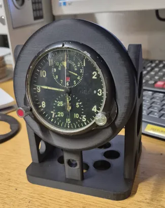 Aircraft instrument wall clock holder ACHS-1