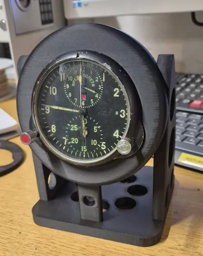 Aircraft instrument wall clock holder ACHS-1