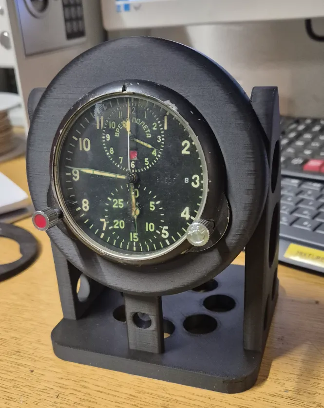 Aircraft instrument wall clock holder ACHS-1