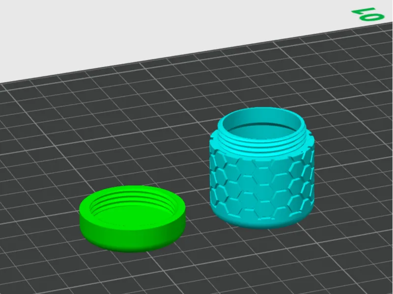 Bee hive pill case design