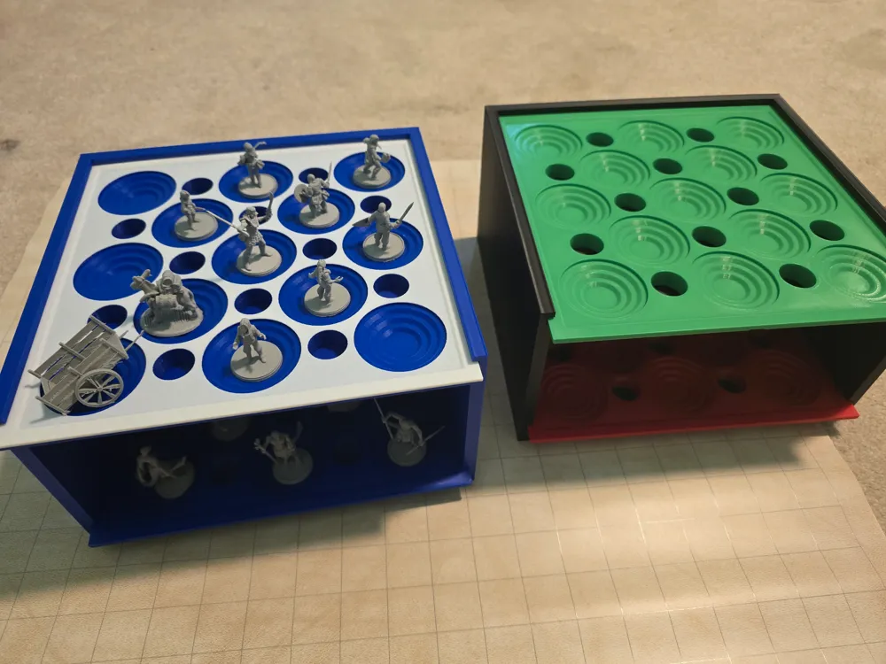 DM/GM Game mini shelf with plates by BanjoOpossum MakerWorld: Download ...