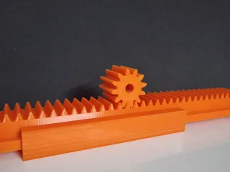 Rack and Pinion for 6 mm shaft