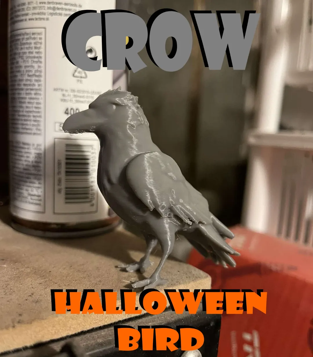 Corbeau effrayant d'Halloween