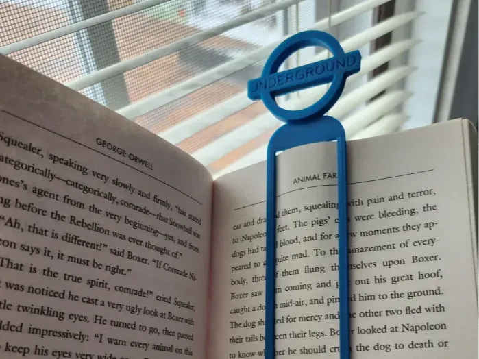 London Underground Bookmark