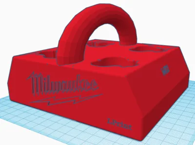 milwaukee m12 battery holder