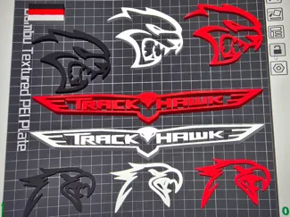Jeep Trackhawk Emblems