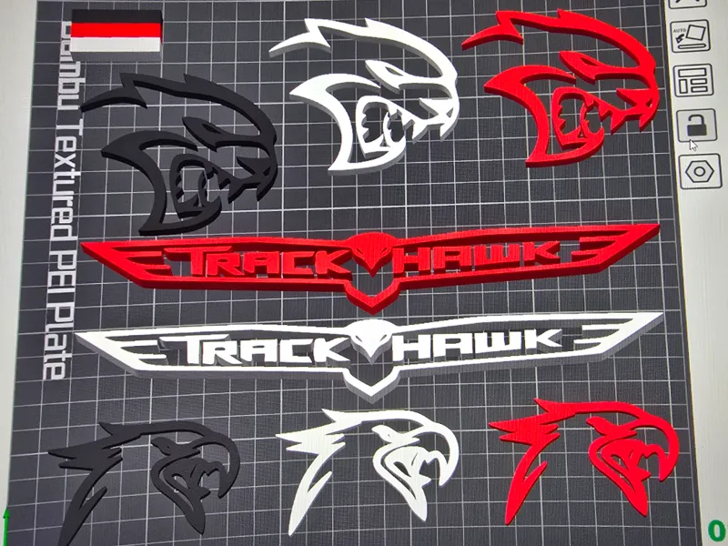 Jeep Trackhawk Emblems