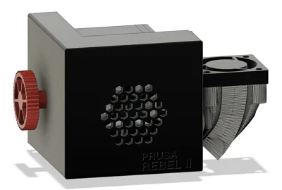Enclosure & fan duct for MK8 extruder