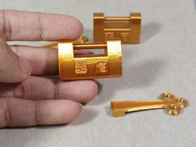 平安锁 古董锁具