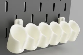 Paint Bottle Holder - IKEA SKADIS