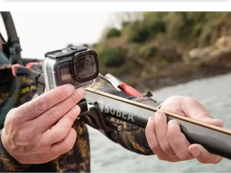 SOPORTE GO-PRO PARA FUSIL DE PESCA SUBMARINA