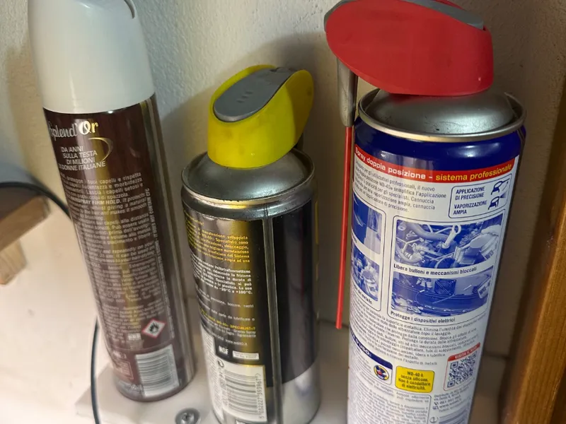 Porta Lacca e WD40
